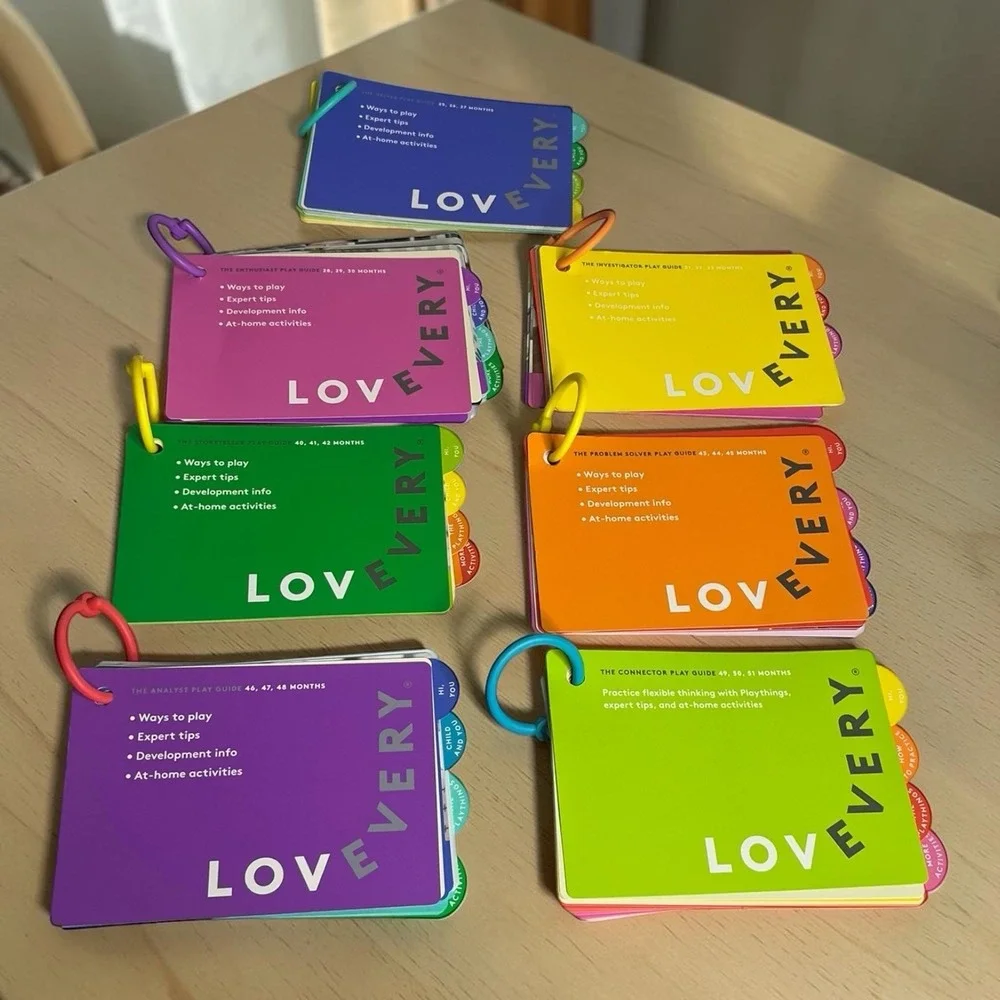 Lovevery Play Guides Lot Toddler Activities Montessori Book 7 Books Bundle